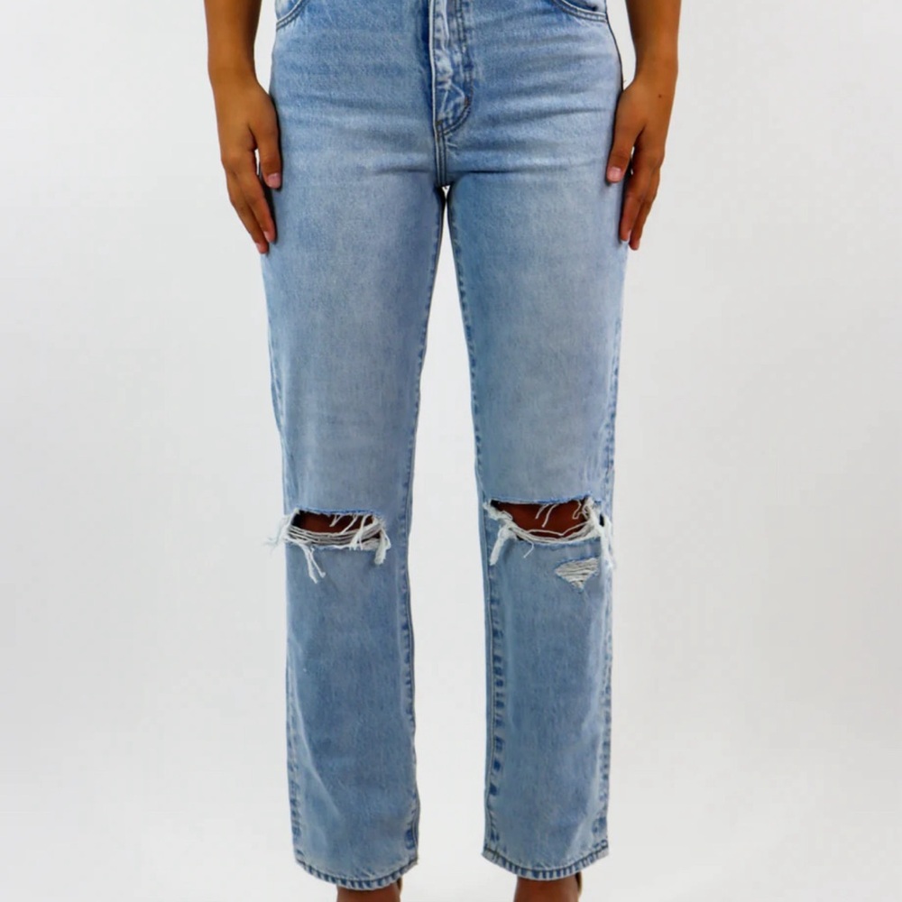 Rolla’s Classic Straight Jeans High Rise Distressed Sz 27. J